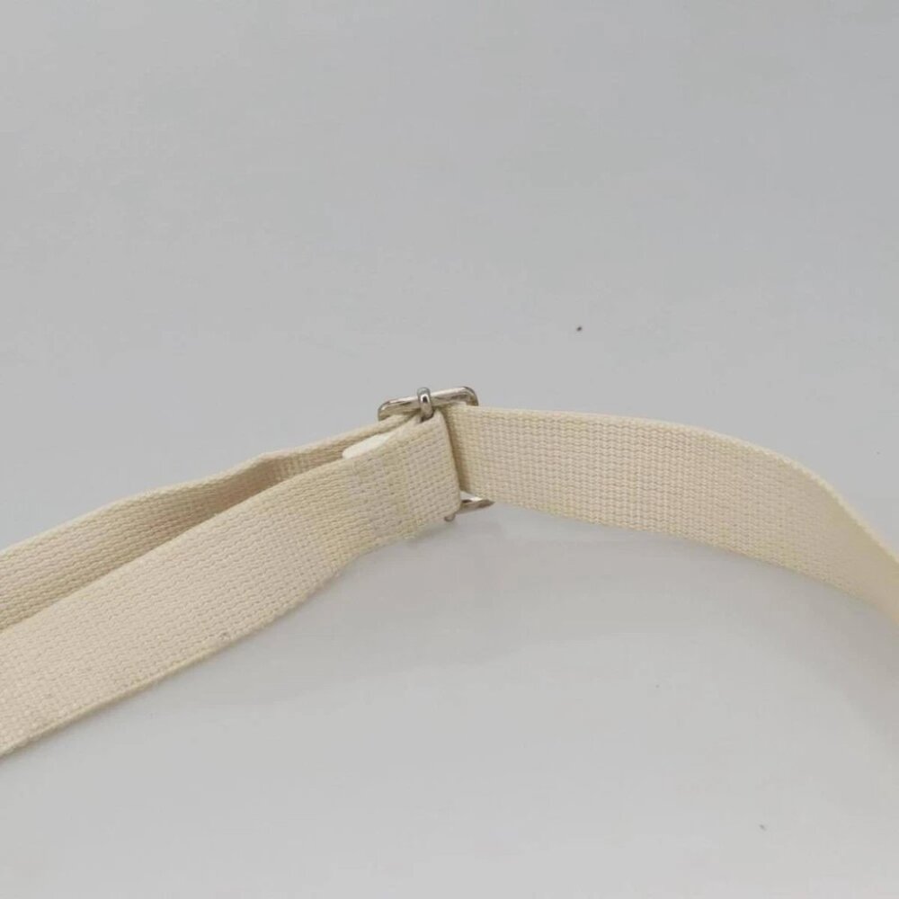 Christian Dior Trotter Canvas Shoulder Bag White Auth 103087V - Picture 9 of 16